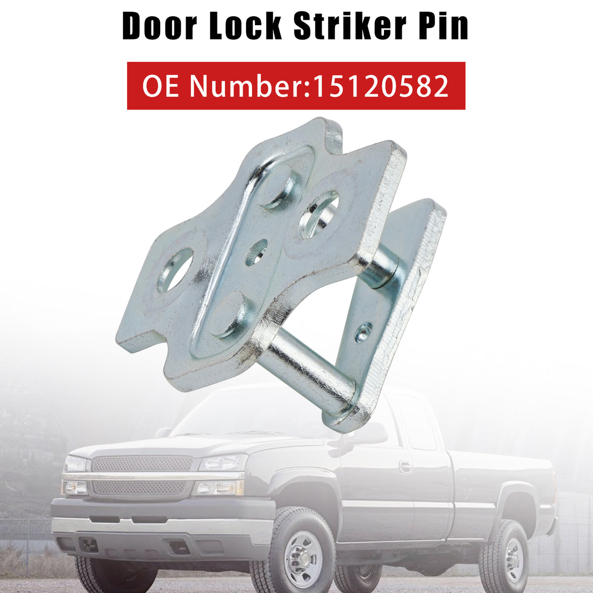 Door Lock Striker Pin 15120582 For GM 01-2007 Sierra Silverado