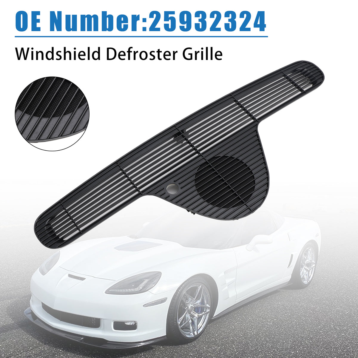 Windshield Defroster Grille 25932324 For Chevy Corvette 2005-2013