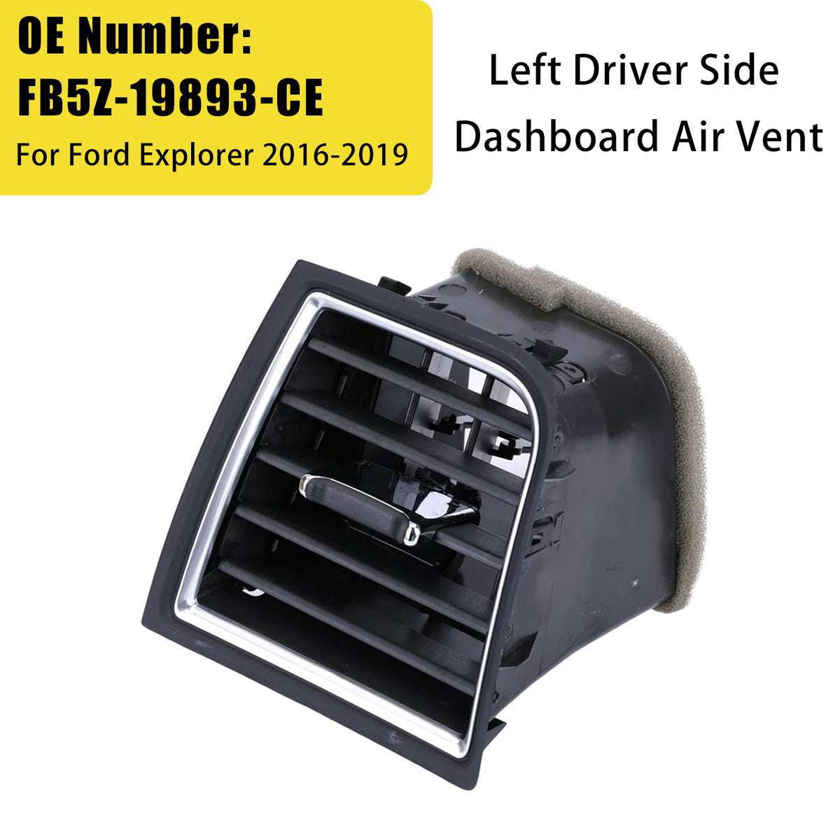 Left Driver Side Dashboard Air Vent Outer FB5Z-19893-CE For Ford 2016-2019 Explorer