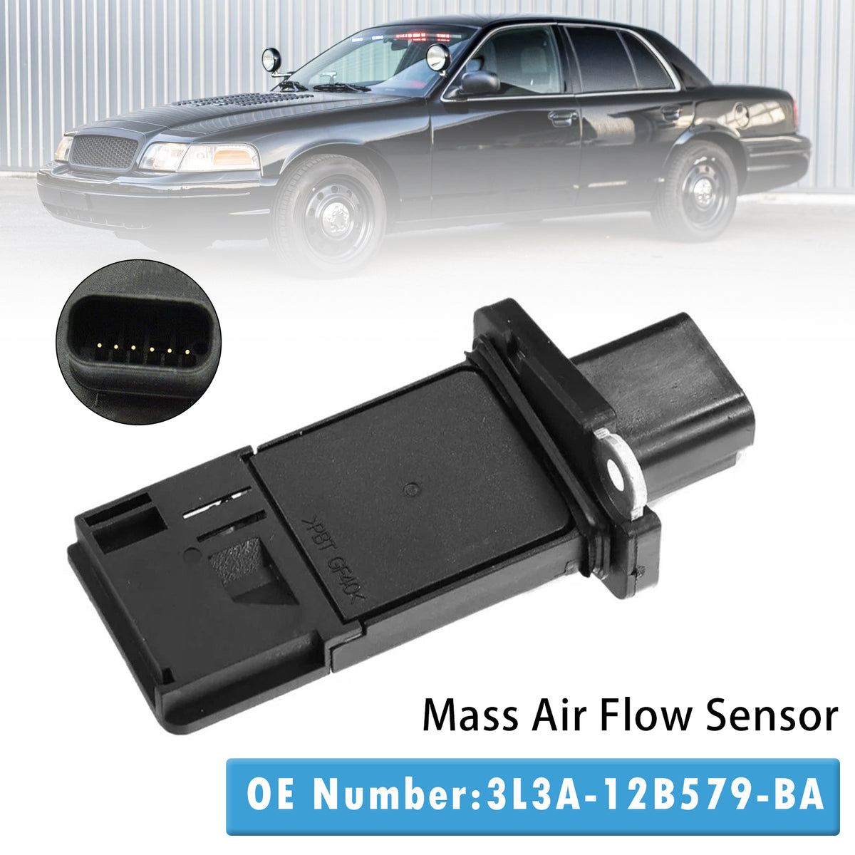 Mass Air Flow Sensor 3L3A-12B579-BA For Ford F-150 Focus Mazda B2300 2004-2008