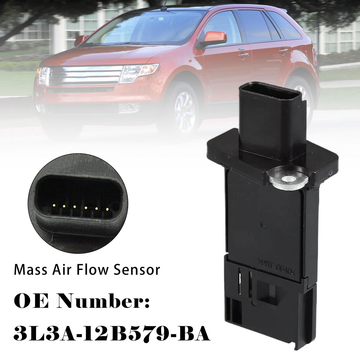 Mass Air Flow Sensor 3L3A-12B579-BA For Ford F-150 Focus Mazda B2300 2004-2008