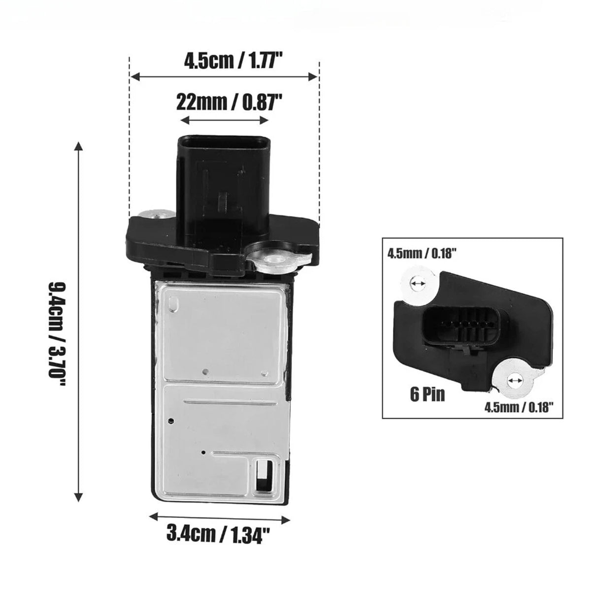 Mass Air Flow Sensor 3L3A-12B579-BA For Ford F-150 Focus Mazda B2300 2004-2008