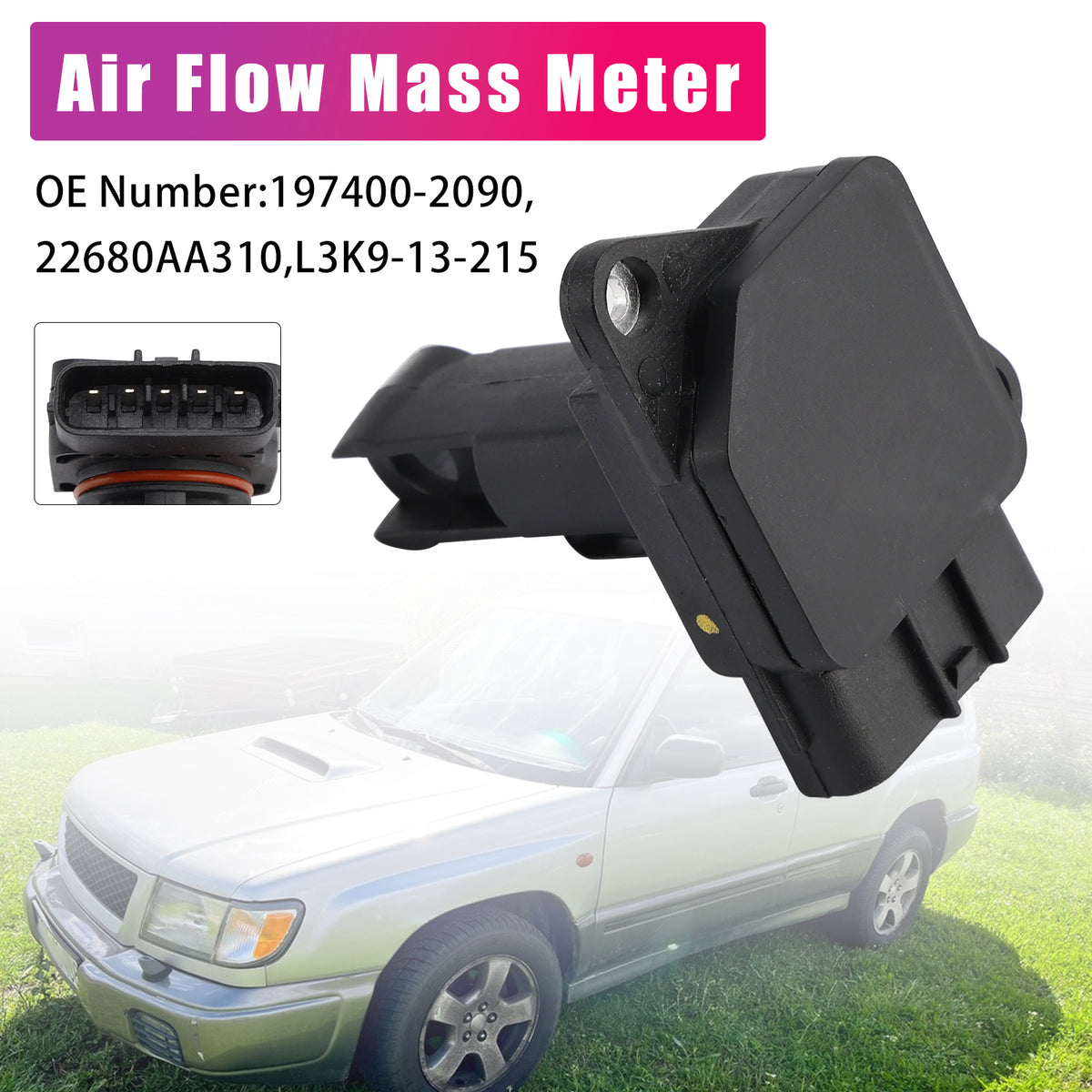 Mass Air Flow Meter MAF Sensor For Subaru Forester Impreza Legacy IV 2000-
