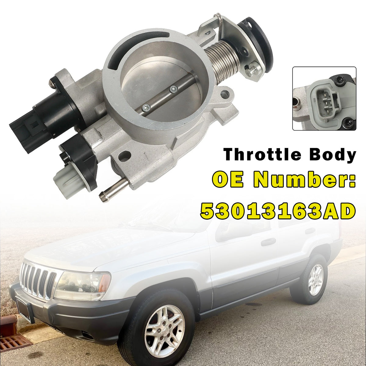 Throttle Body Assembly 53013163AD For Jeep Grand Cherokee 4.7L V8 2001-2004