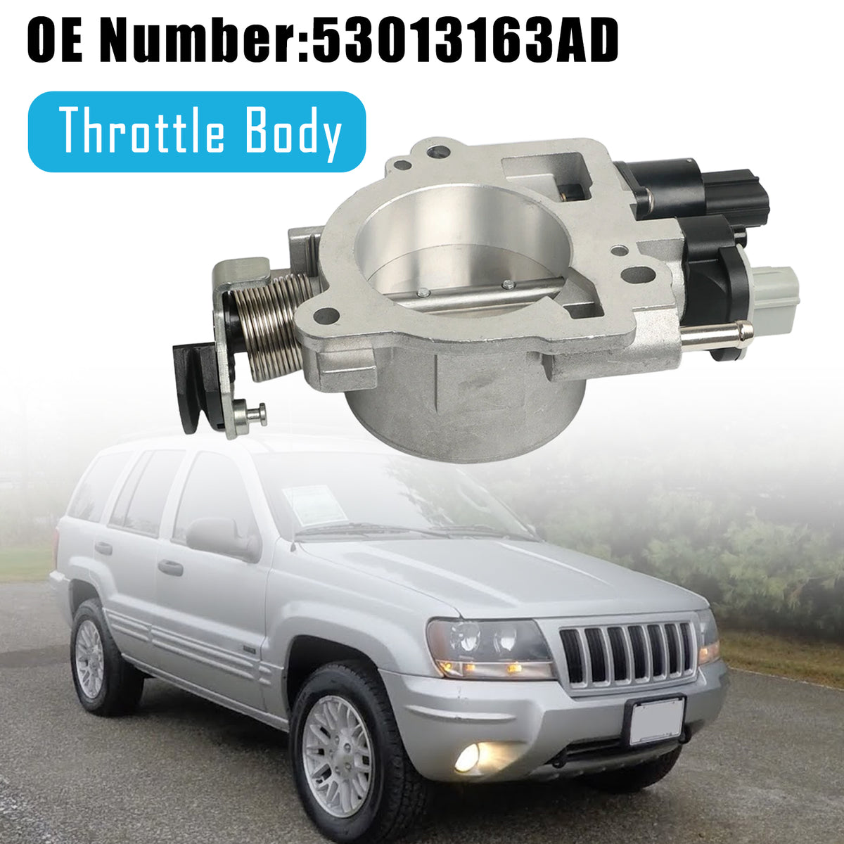 Throttle Body Assembly 53013163AD For Jeep Grand Cherokee 4.7L V8 2001-2004
