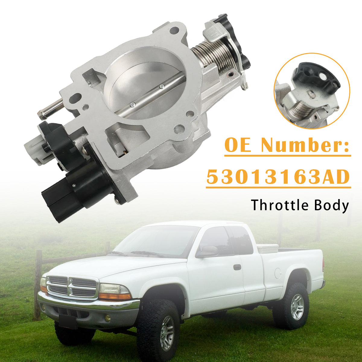 Throttle Body Assembly 53013163AD For Jeep Grand Cherokee 4.7L V8 2001-2004
