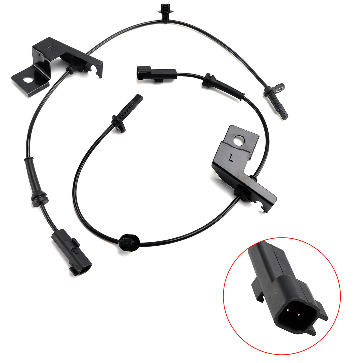 2*Front Left & Right ABS Speed Sensor For Ford Edge Lincoln