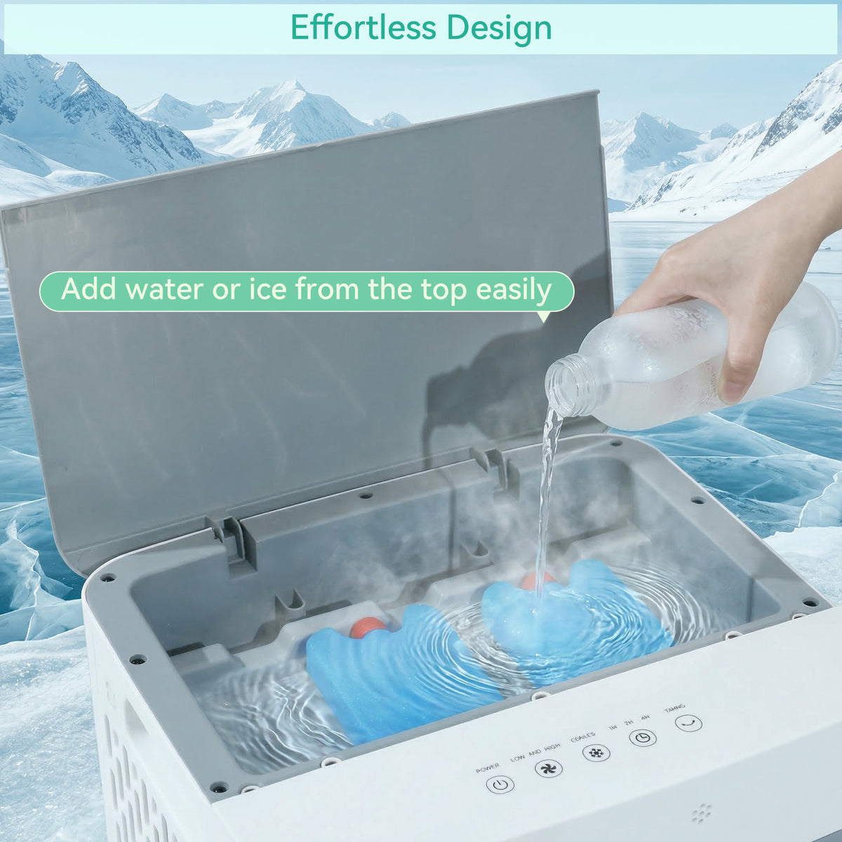 Portable 8.5 Gal Evaporative Air Conditioner 3-IN-1 Evaporative Cooler w/ Remote Control Fan & Humidifier