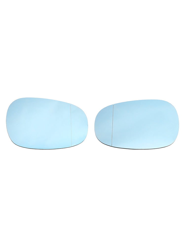 2009-2012 3 Series E91 2Pcs Wing Mirror Glass Blue Left & Right 51167158310 51167158309 Generic