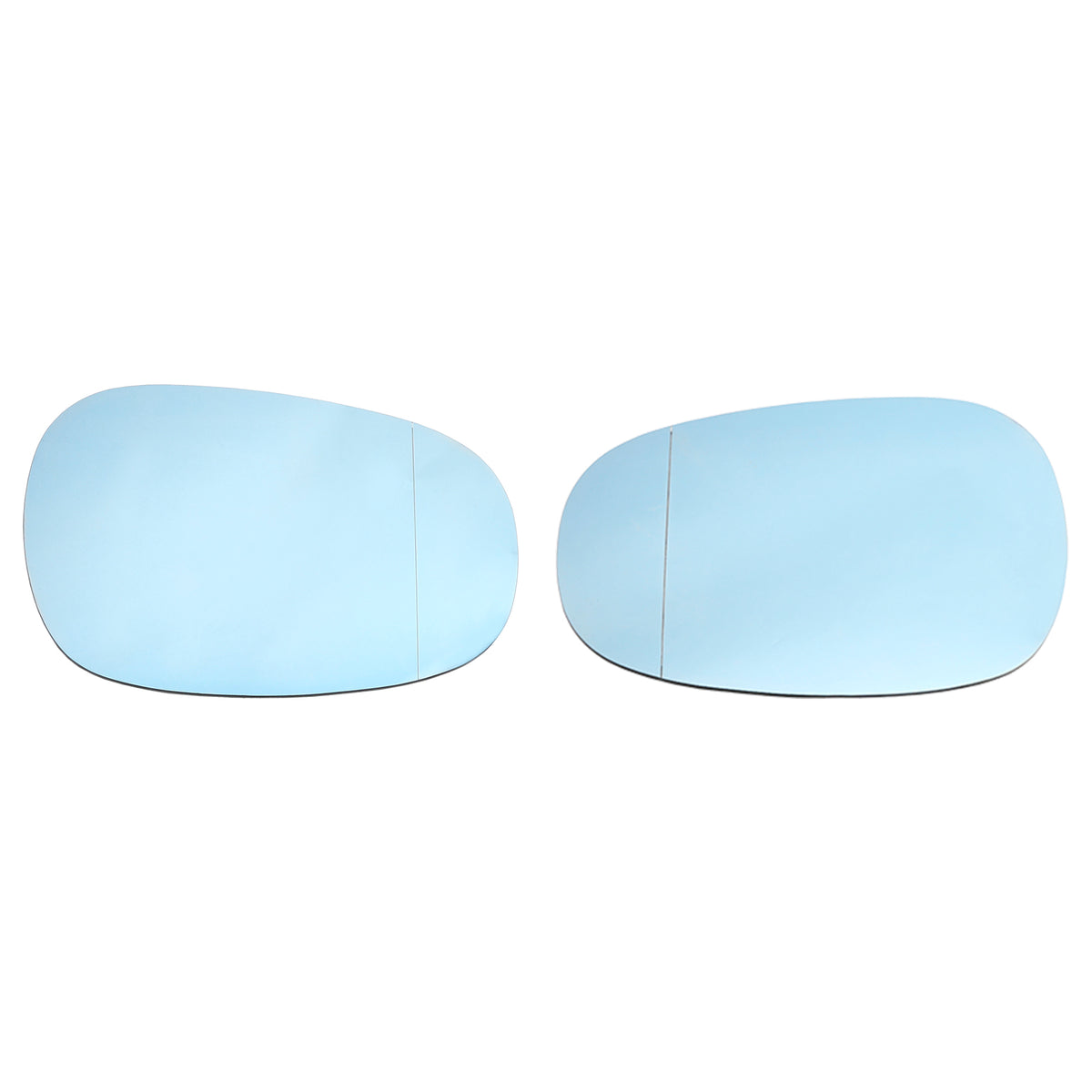 2009-2012 1 Series E81 2Pcs Wing Mirror Glass Blue Left & Right 51167158310 51167158309 Generic