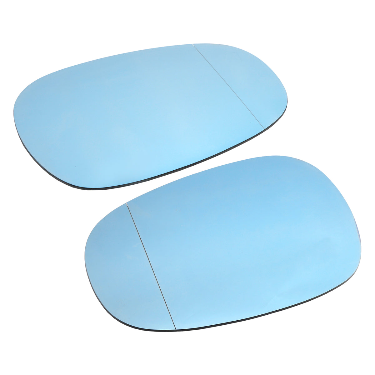 2Pcs Wing Mirror Glass Blue Left & Right For BMW E81 E82 E87 E90 E91 E92