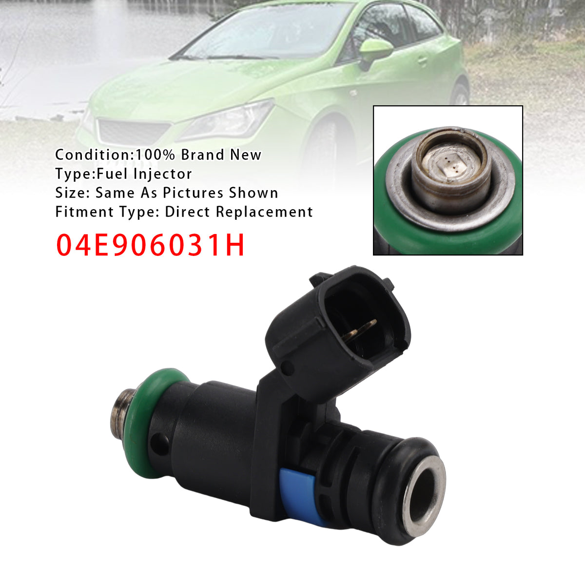 1Pcs Fuel Injector For Seat Arona Ibiza Skoda Fabia VW Golf Polo 1.0 04E906031H