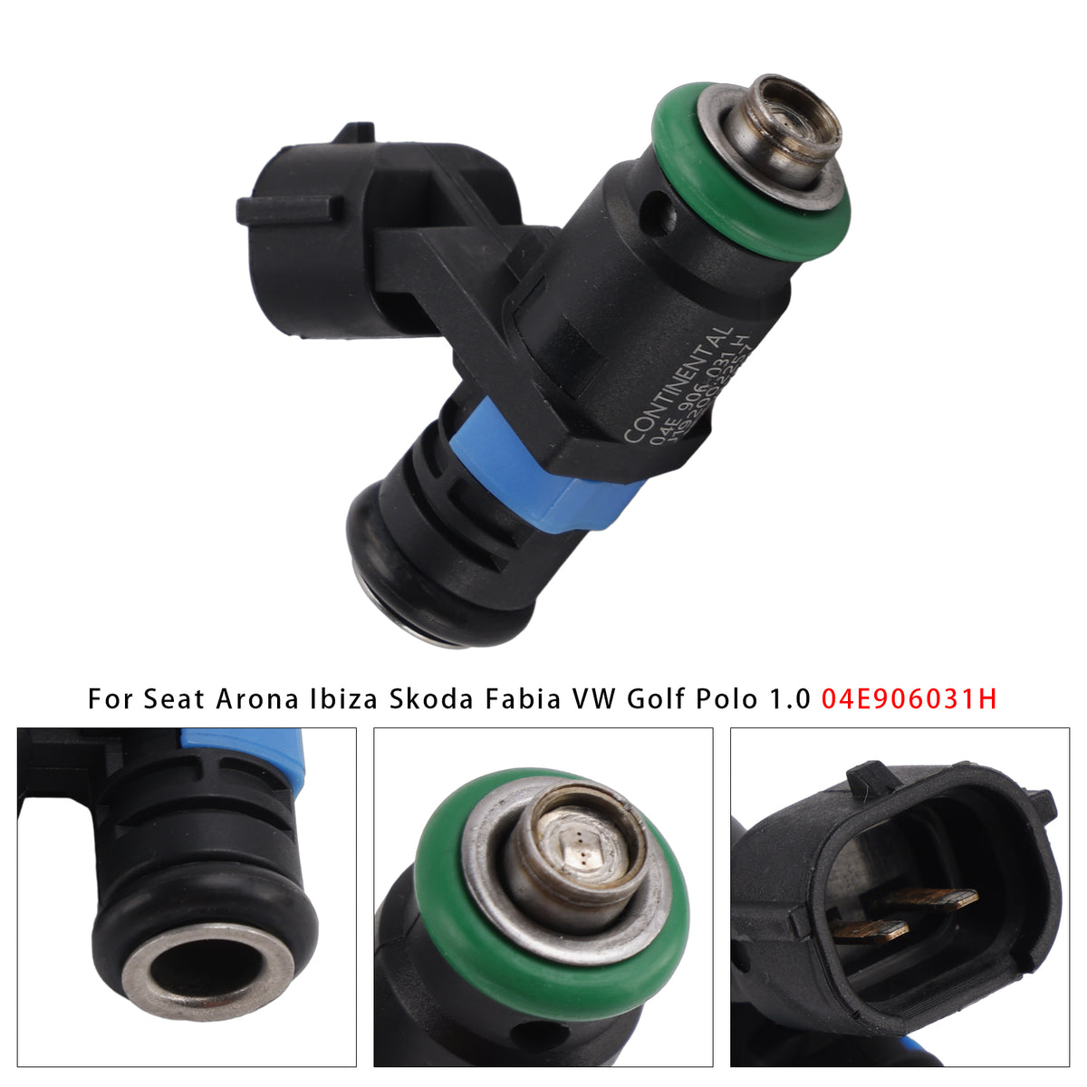 1Pcs Fuel Injector For Seat Arona Ibiza Skoda Fabia VW Golf Polo 1.0 04E906031H
