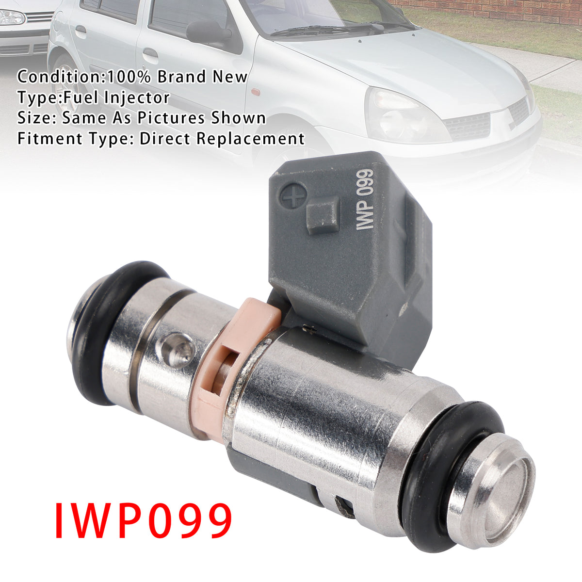 1Pcs Fuel Injector For Renault Clio Kangoo Thalia Twingo I 1.2 16V IWP099