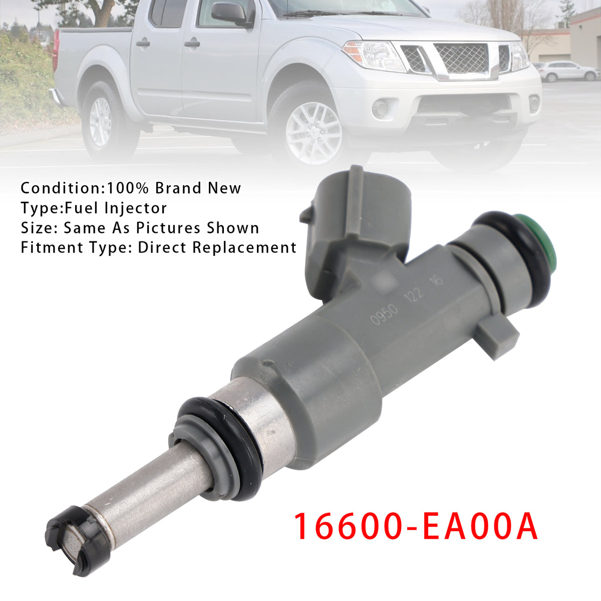 1Pcs Fuel Injector For Nissan Frontier 2.5L 2005-2019 16600-EA00A