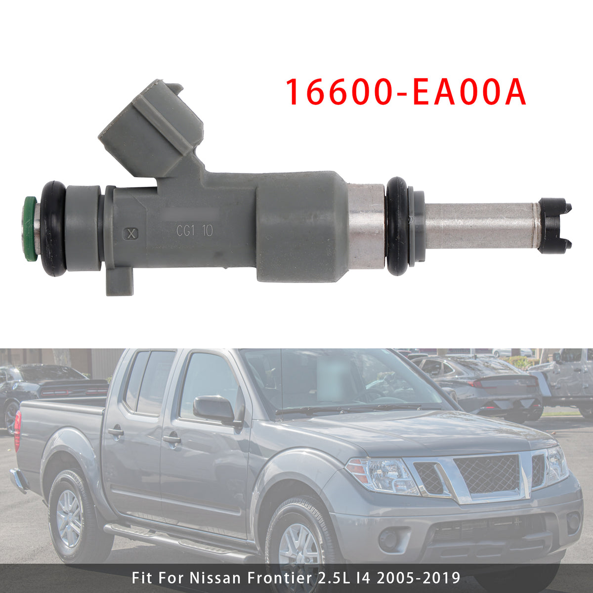 1Pcs Fuel Injector For Nissan Frontier 2.5L 2005-2019 16600-EA00A