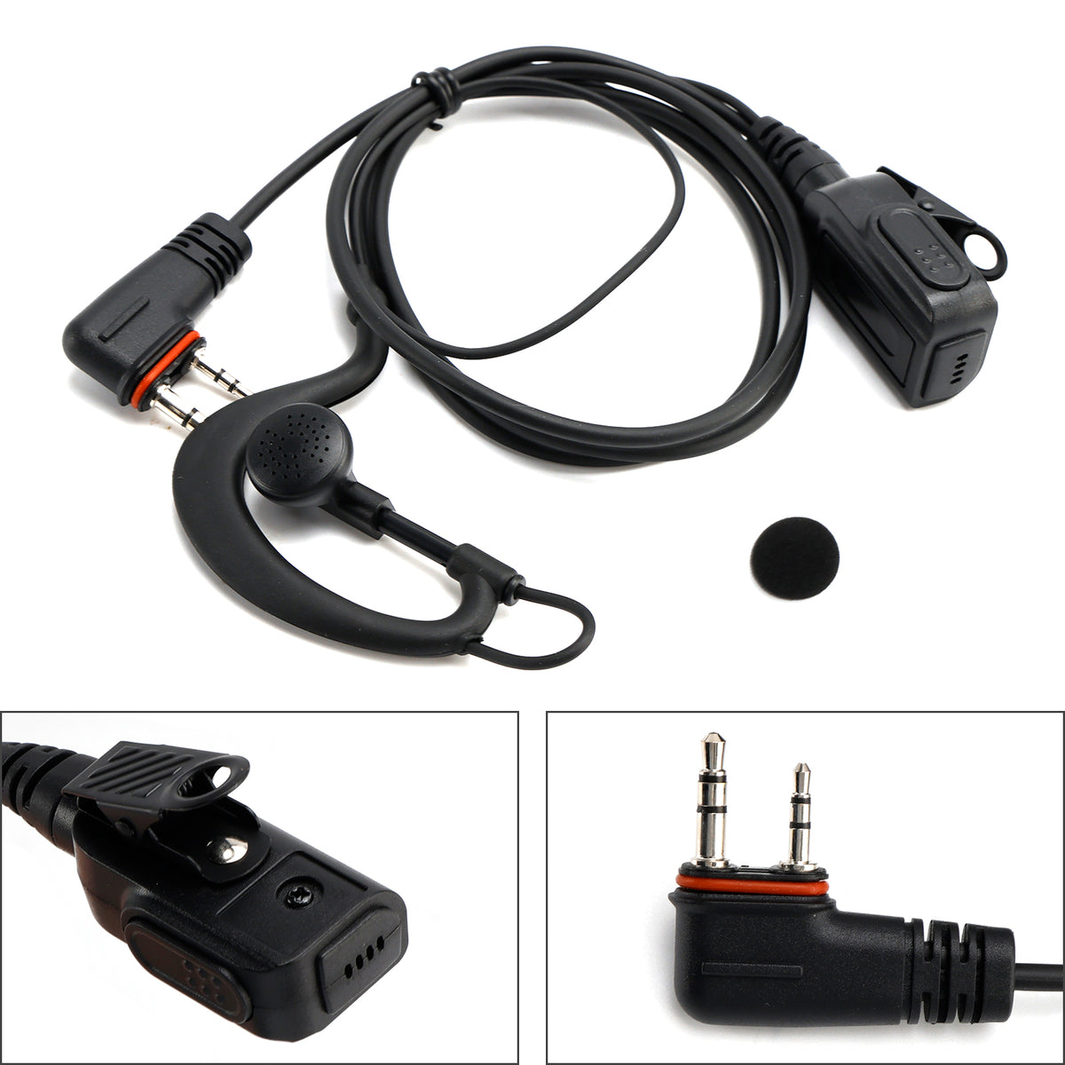 ICOM A24/25-020 Earhook Headset For ICOM A25CE A25N A24 Walkie-Talkie Radio