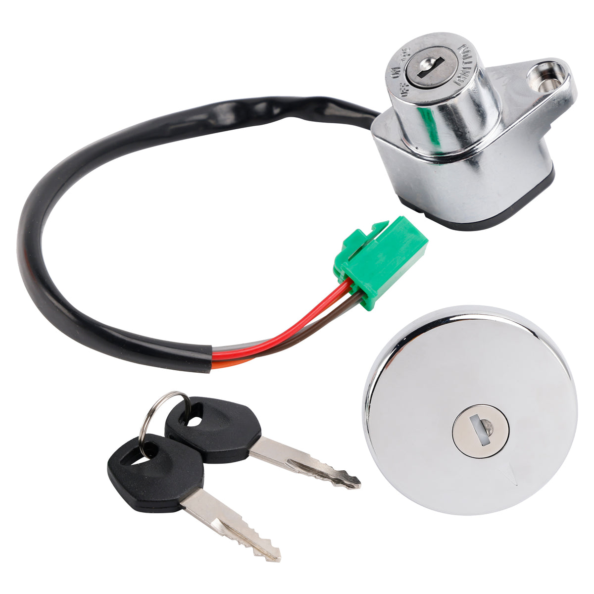 Ignition Key Switch Fuel Cap Lock Set For Suzuki Savage 650 Boulevard S40 86-19