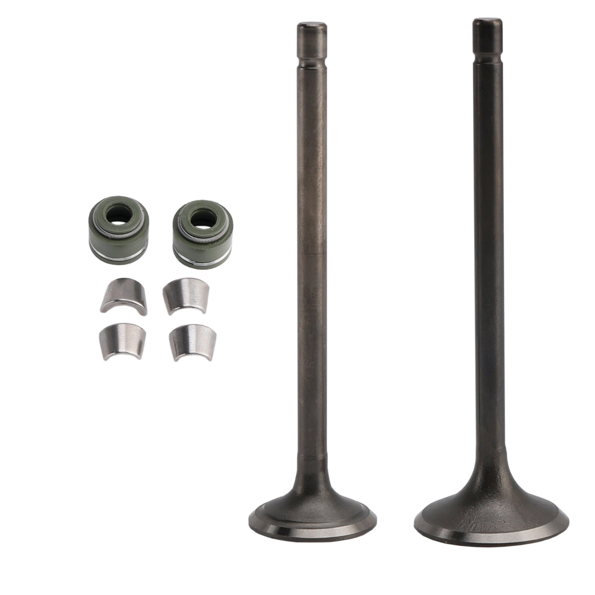 Intake Exhaust Valve Kit For Honda 76-79 CB125S CB125J 80-81 CG125 76-78 XL125
