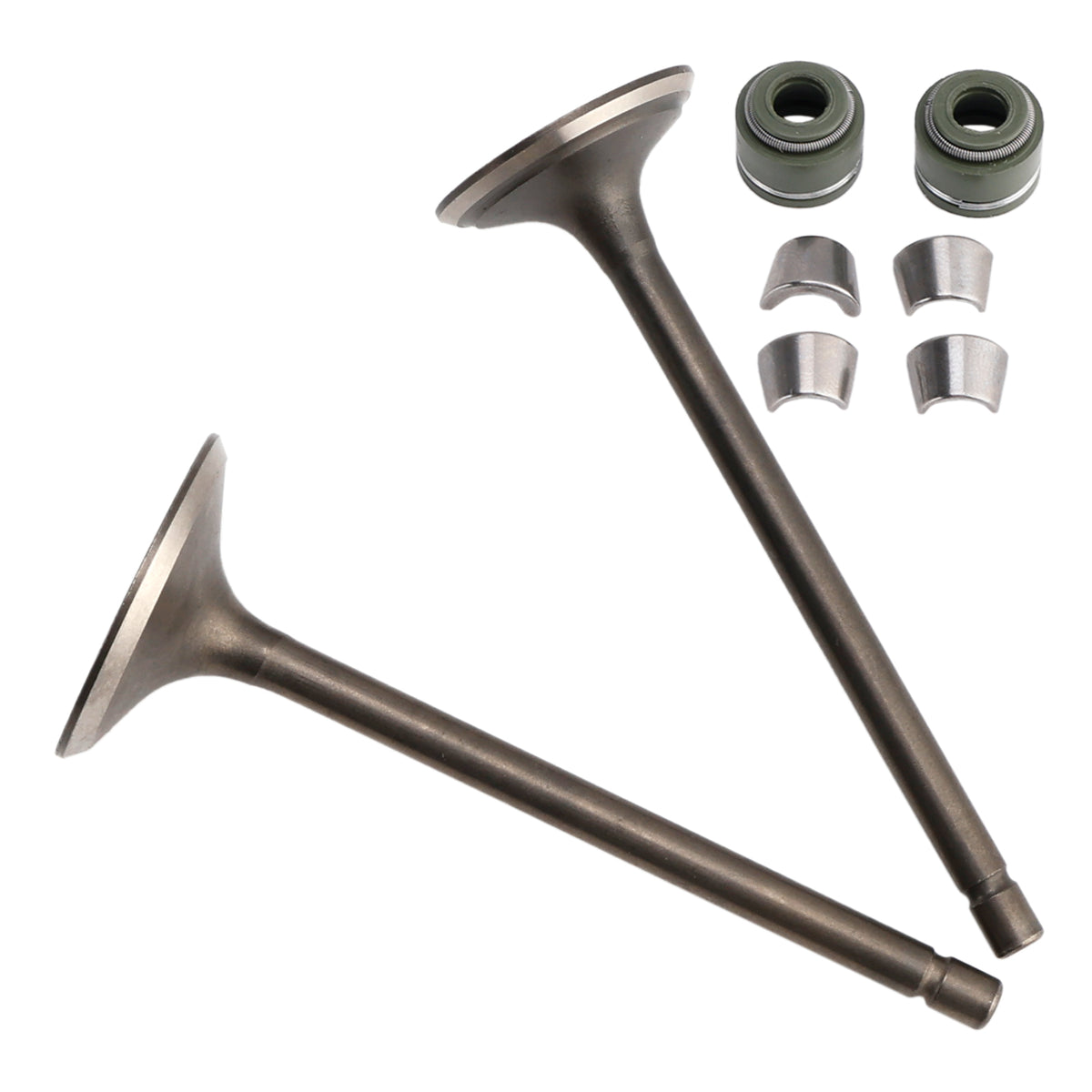 Intake Exhaust Valve Kit For LIFAN ZONGSHEN CG250 250cc Go Kart Dirt Bike ATV