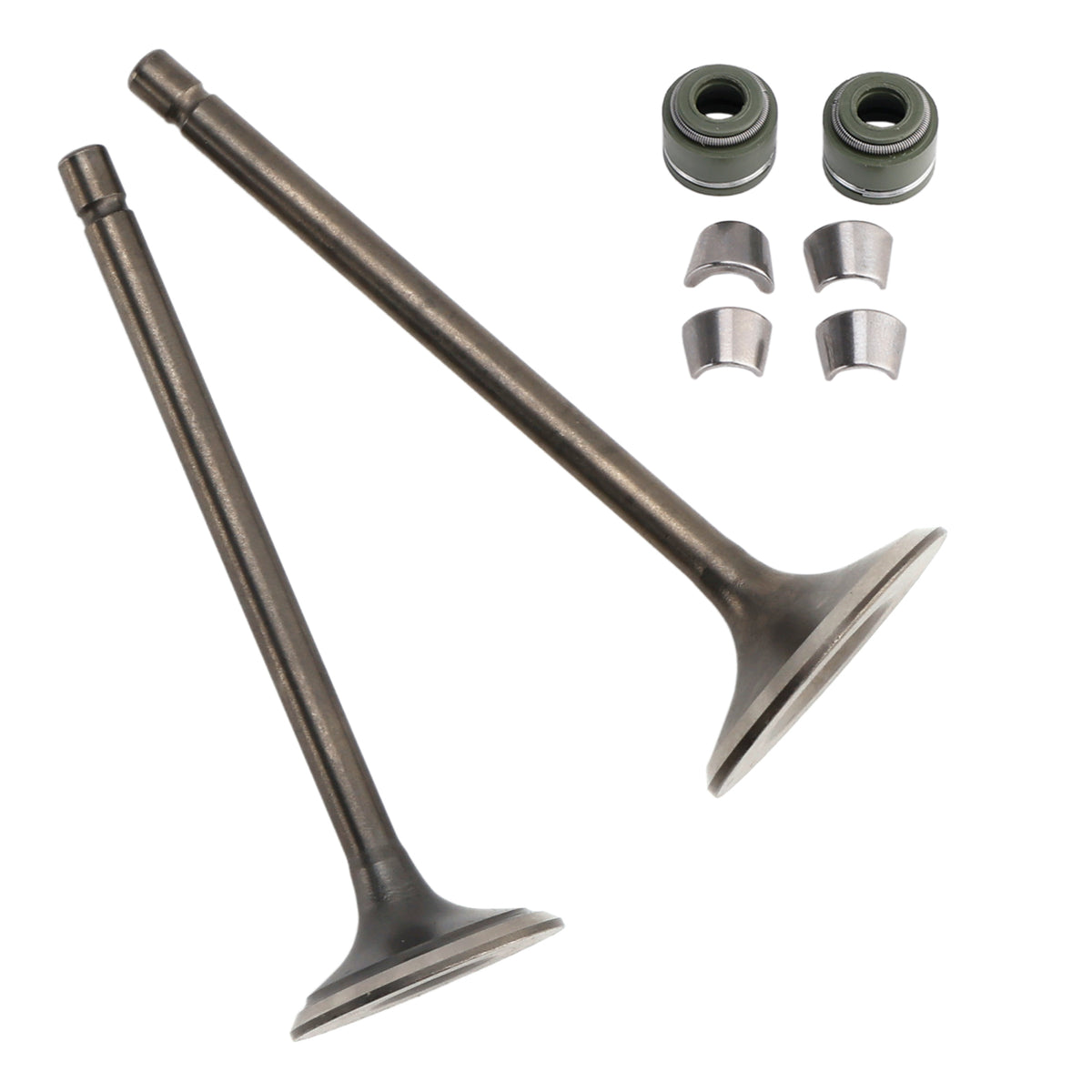 Intake Exhaust Valve Kit For LIFAN ZONGSHEN CG250 250cc Go Kart Dirt Bike ATV