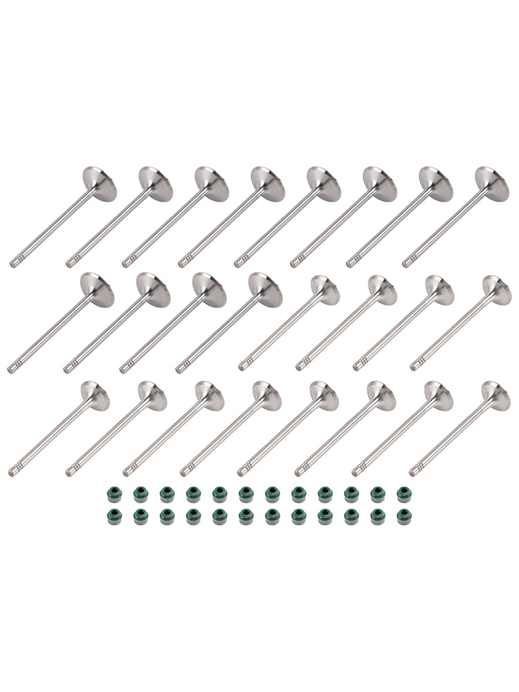 24X Intake+Exhaust Valve Set 06E109601E For Audi A4 A5 A6 A7 A8 Q5 Q7 3.0T