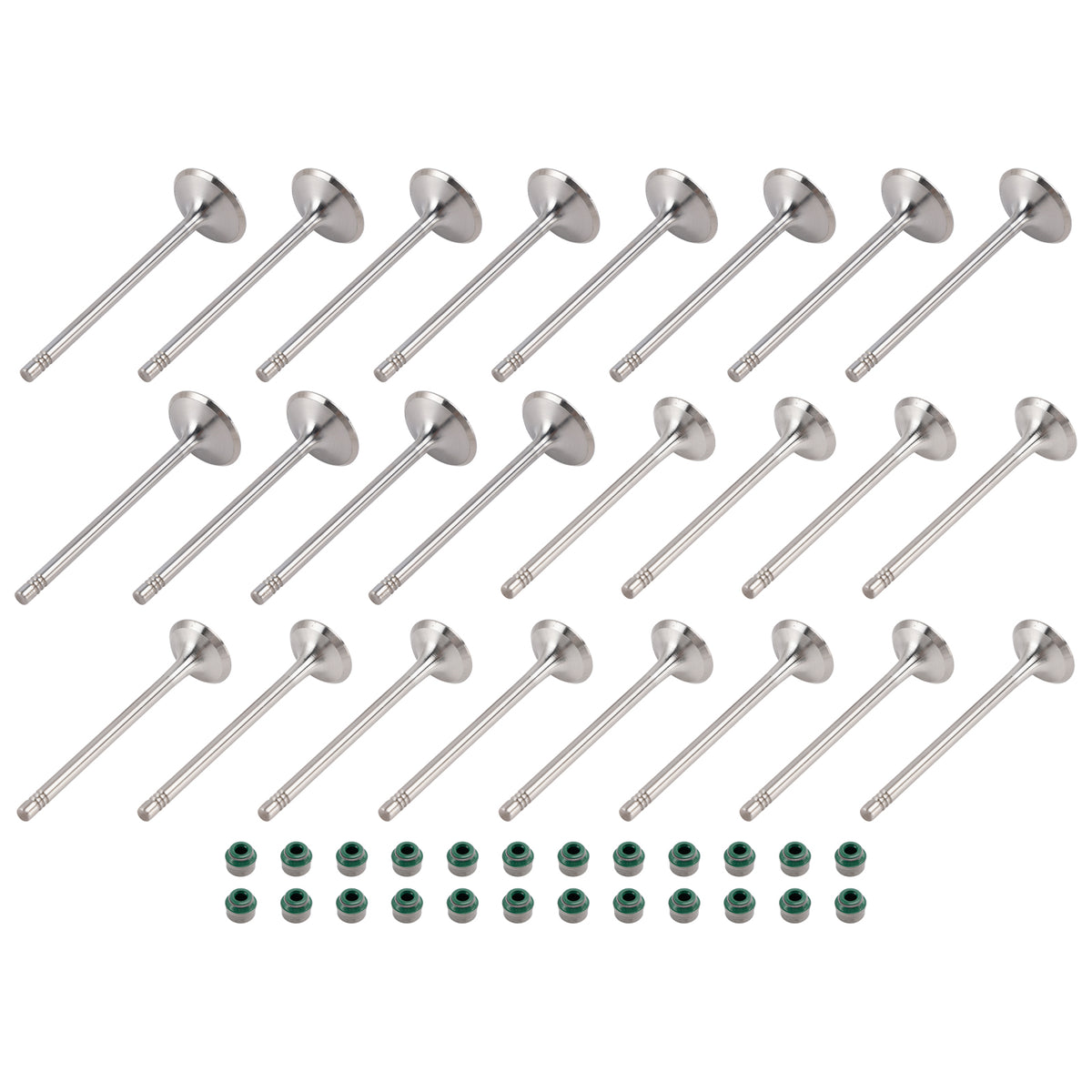 24X Intake+Exhaust Valve Set 06E109601E For Audi A4 A5 A6 A7 A8 Q5 Q7 3.0T