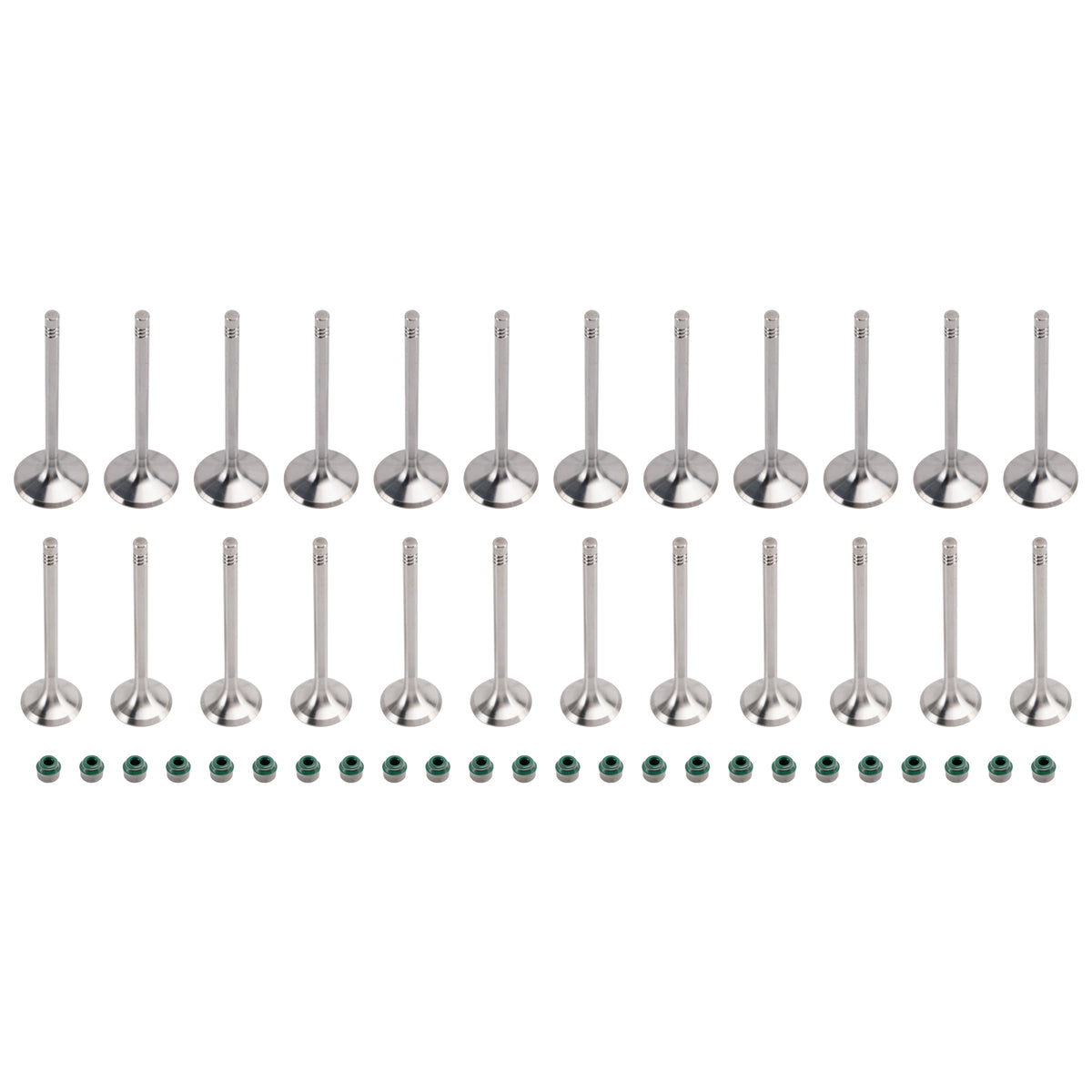 24X Intake+Exhaust Valve Set 06E109601E For Audi A4 A5 A6 A7 A8 Q5 Q7 3.0T