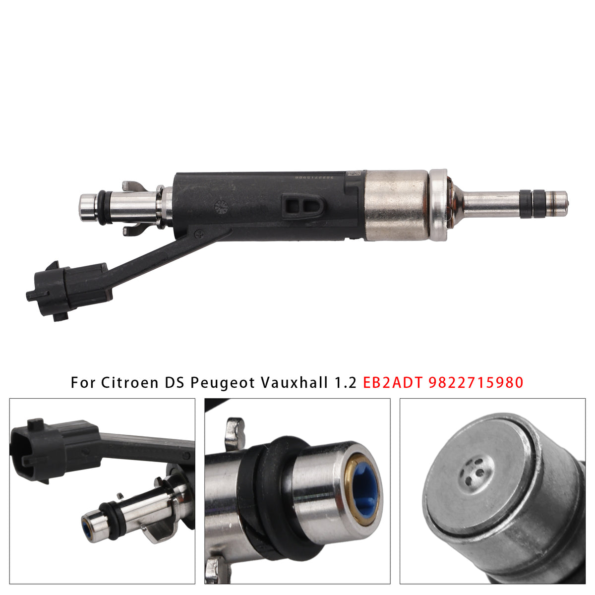 1Pcs Fuel Injector For Citroen DS Peugeot Vauxhall 1.2 EB2ADT 9822715980