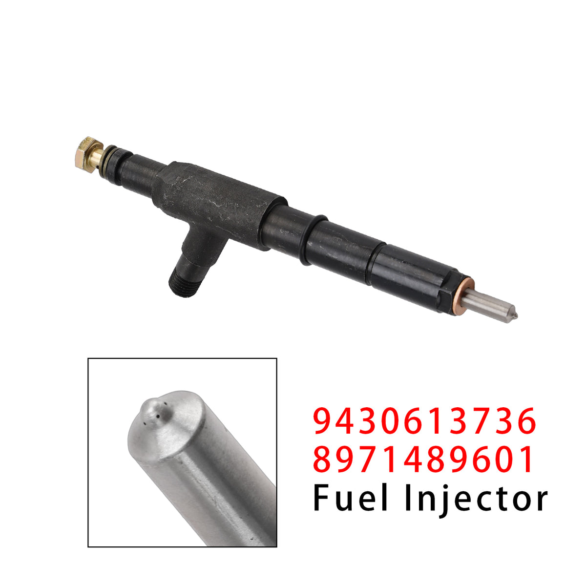 1Pcs Fuel Injector For Isuzu 4HE1 4.8L 4HG1T 4.6L NPR NQR 9430613736 8971489601
