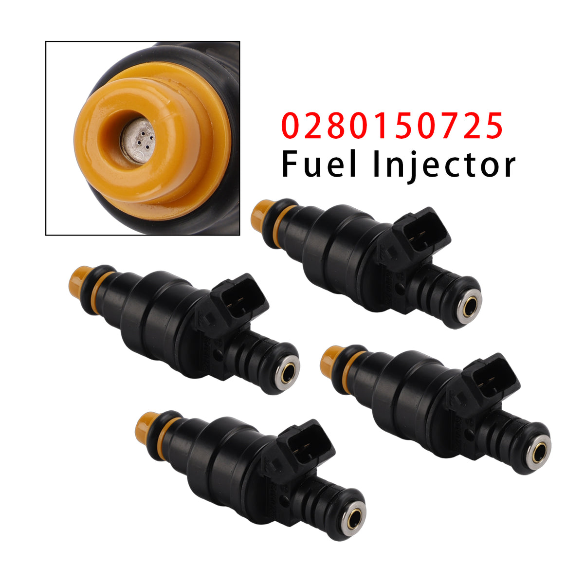 1984-1993 Opel KADETT E (T85) 4Pcs Fuel Injector 0280150725 91538369 Generic