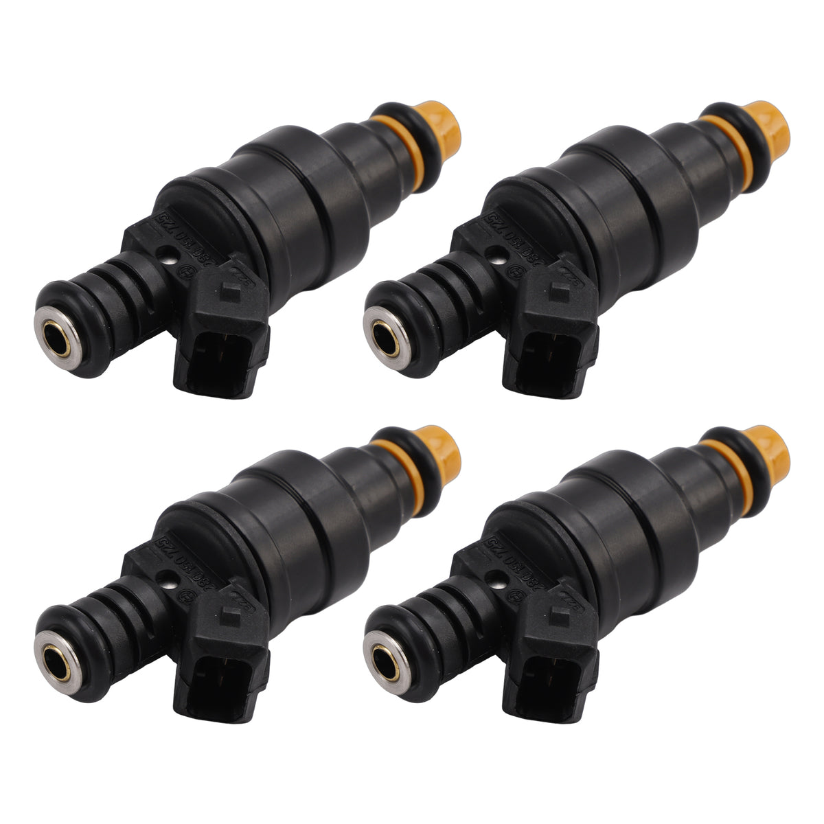 1981-1988 Opel ASCONA C HATCHBACK (J82) 4Pcs Fuel Injector 0280150725 91538369 Generic