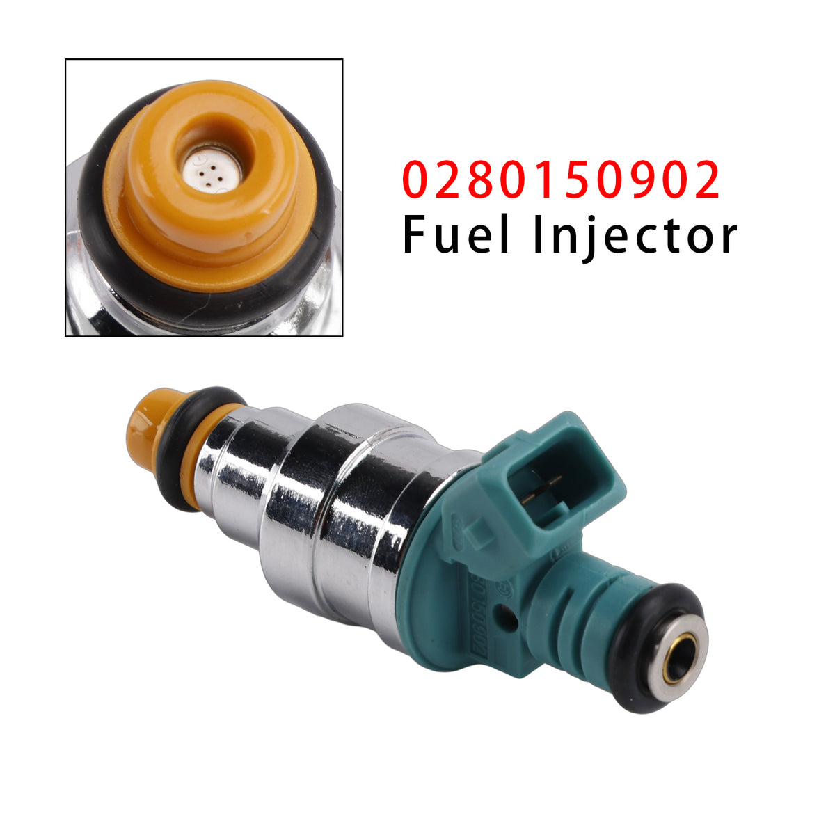 1Pcs Fuel Injector For Volkswagen Golf Cabriolet Jetta Fox 1.8L I4 0280150902