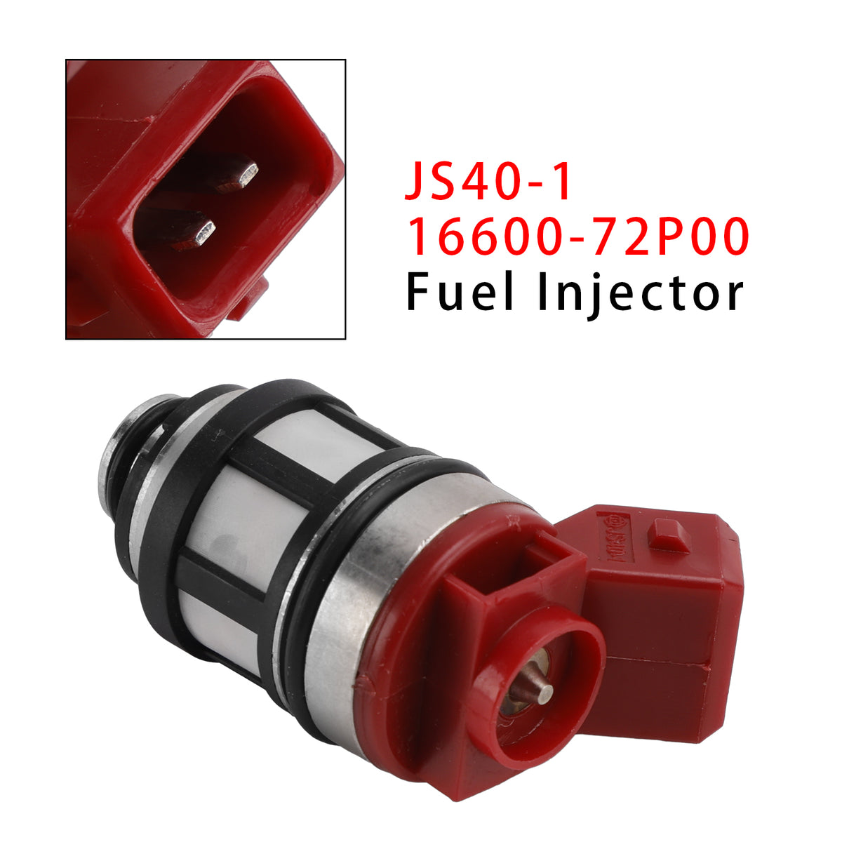 Nissan PICKUP SHORT BED XE 2.4L 4 Cyl.1995 1Pcs Fuel Injector 16600-72P00 JS40-1 Generic