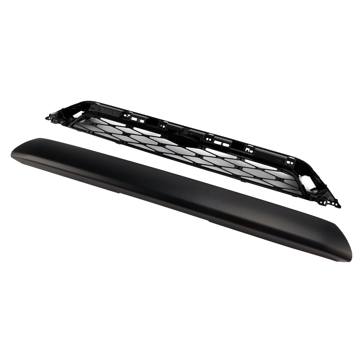 2 Piece Front Bumper Grille Grill Fit Toyota 4Runner TRD PRO 2020-2024 Black