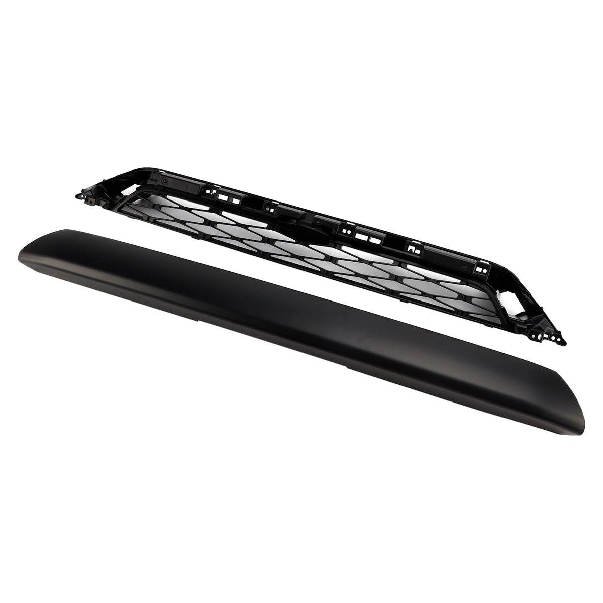 2 Piece Front Bumper Grille Grill Fit Toyota 4Runner TRD PRO 2020-2024 Black