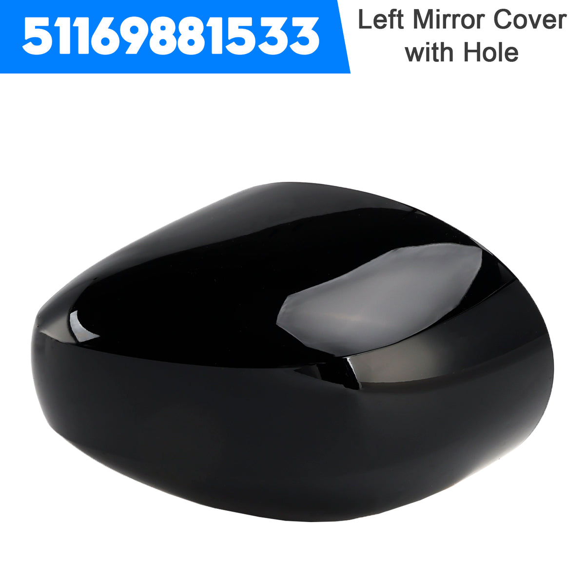 2020-2024 F57 Convertible LCI Left Mirror Cover with Hole 51169881533 Generic