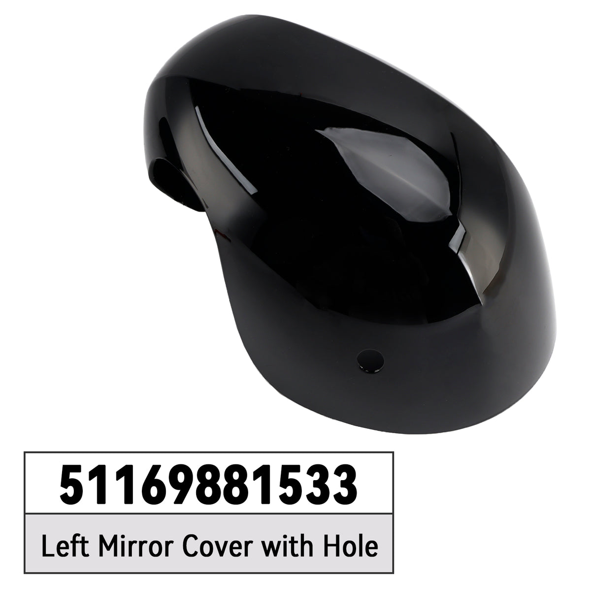 2020-2024 F57 Convertible LCI Left Mirror Cover with Hole 51169881533 Generic