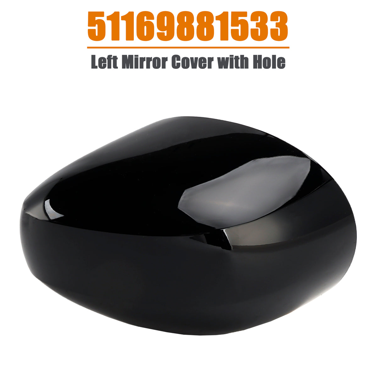 2020-2024 F57 Convertible LCI Left Mirror Cover with Hole 51169881533 Generic