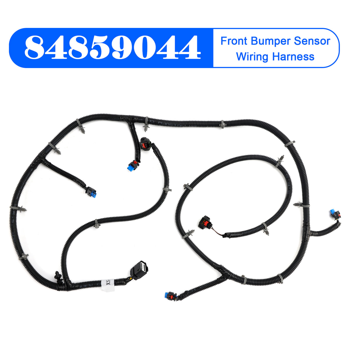 Front Bumper Sensor Wiring Harness for GMC Silverado Sierra 1500 19-22 84859044