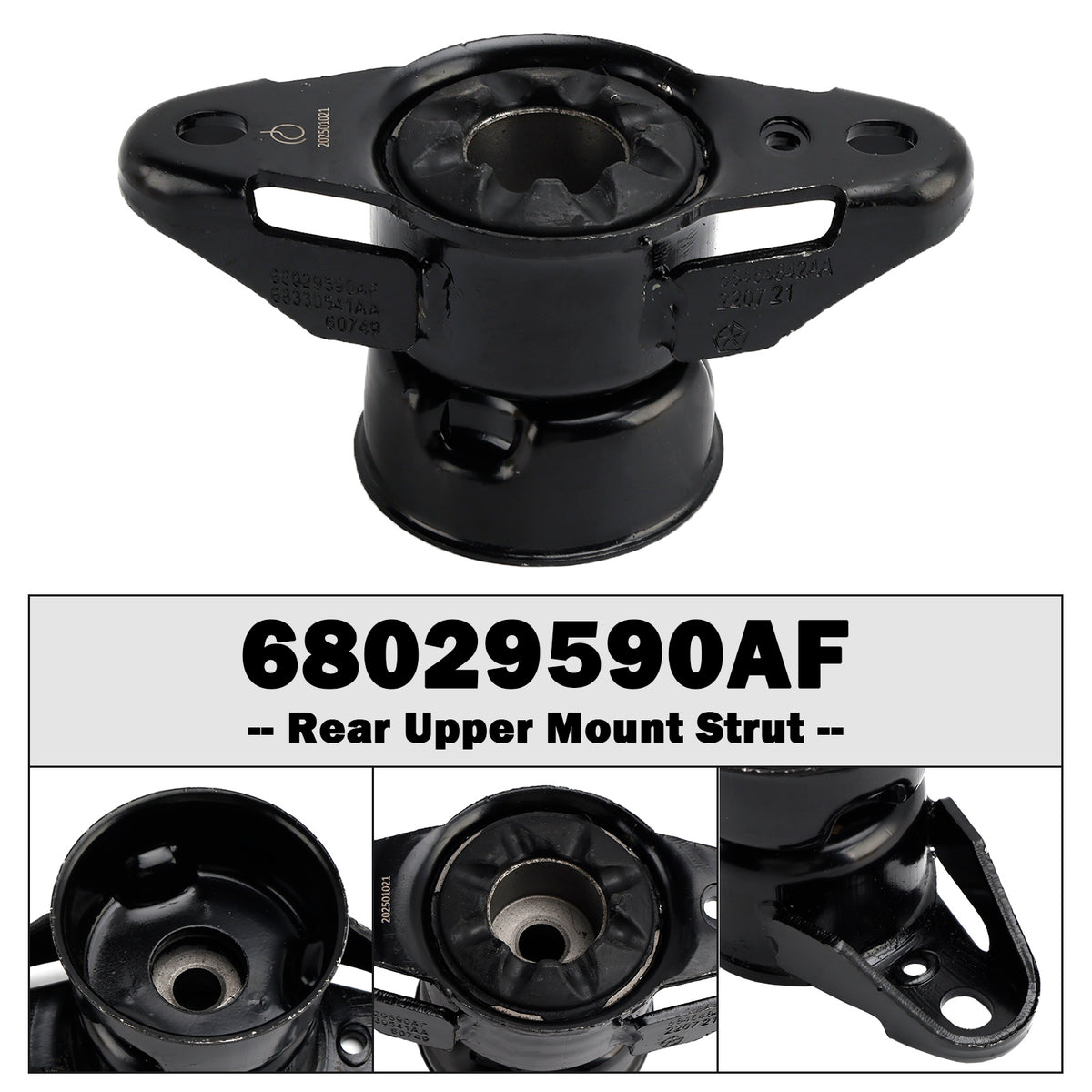 2011-2022 Jeep Grand Cherokee Rear Upper Mount Strut 68029590AF 68029590AD Generic