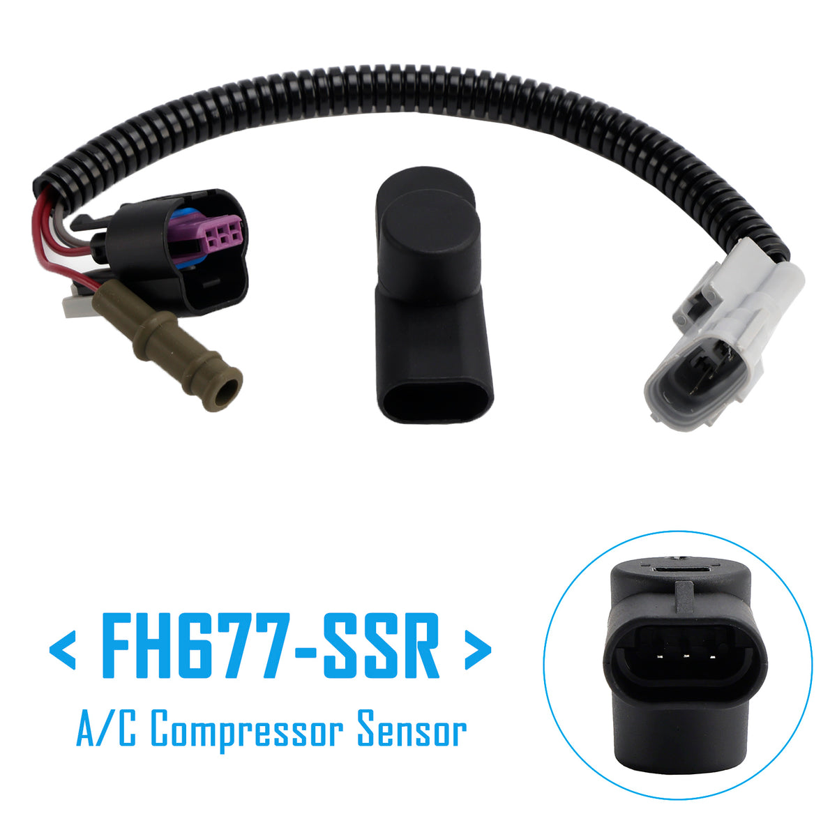 A/C Compressor Sensor for Toyota Tacoma 2.7L 4.0L 2005-2015 FH677-SSR