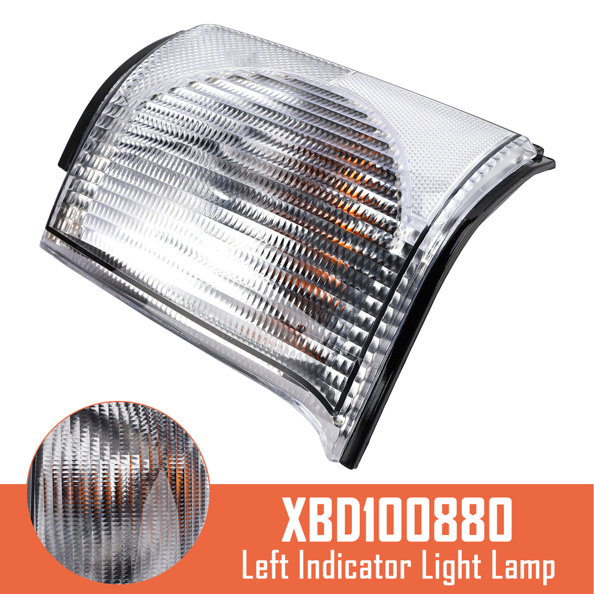 Left Indicator Light Lamp XBD100880 for Land Rover Discovery 2 Front L/H N/S