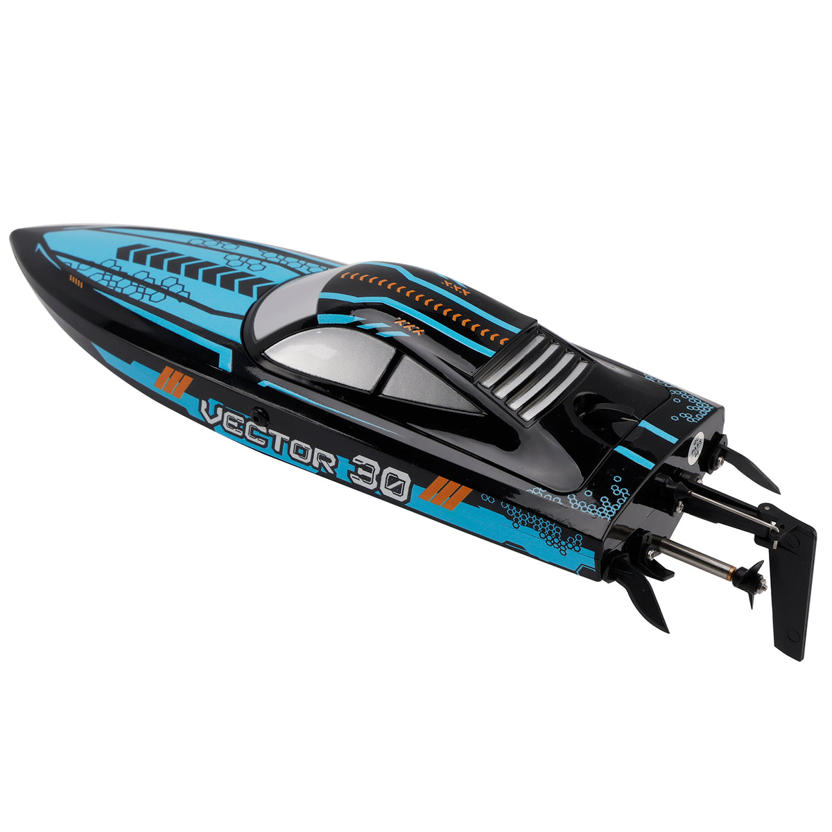 79508 Racing Boat 2.4GHz Water Cooling System RC Boat With 2 Batteries Toy Blue