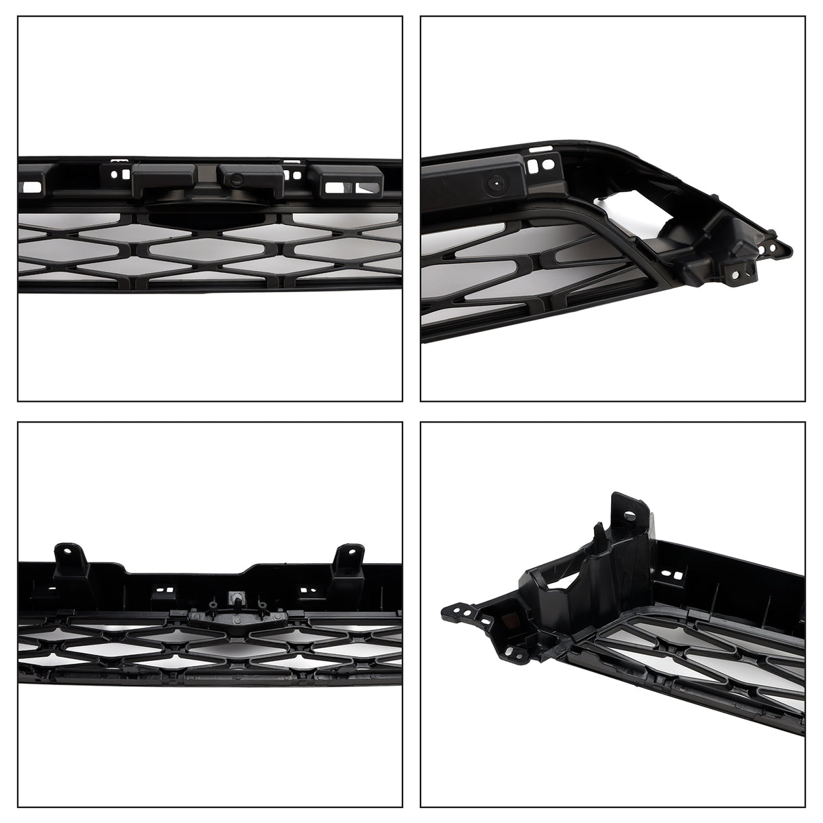 2pcs Front Bumper Grille Grill Fit Toyota 4Runner TRD PRO 2014-2019 Black