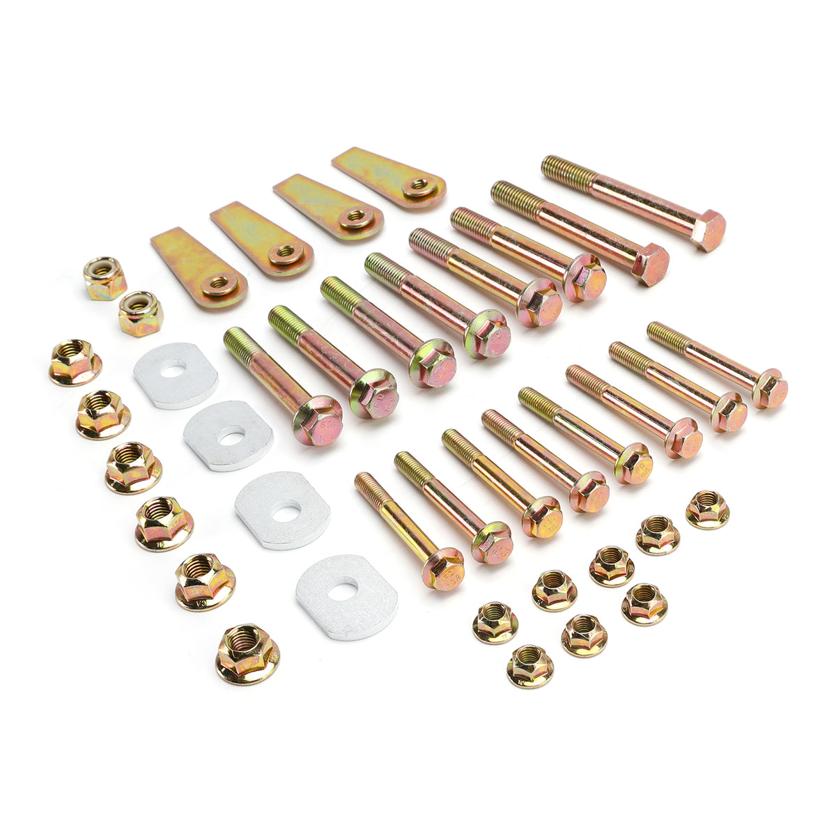 Jeep Wrangler TJ 97-06 Control Arm Front and Rear w/Cam Bolt Delete and Flag Nuts RO-0034 1025 Generic