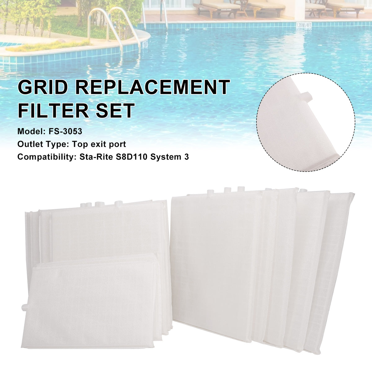 FS-3053 53 sq ft Complete Replacement Grid Set