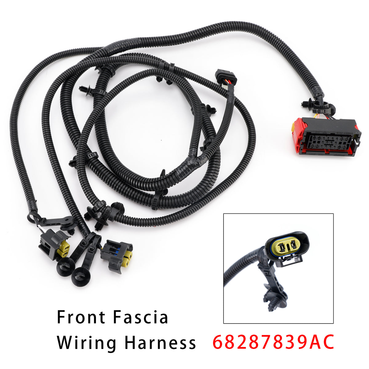 Front Fascia Wiring Harness 68287839AC For Jeep Cherokee 2019