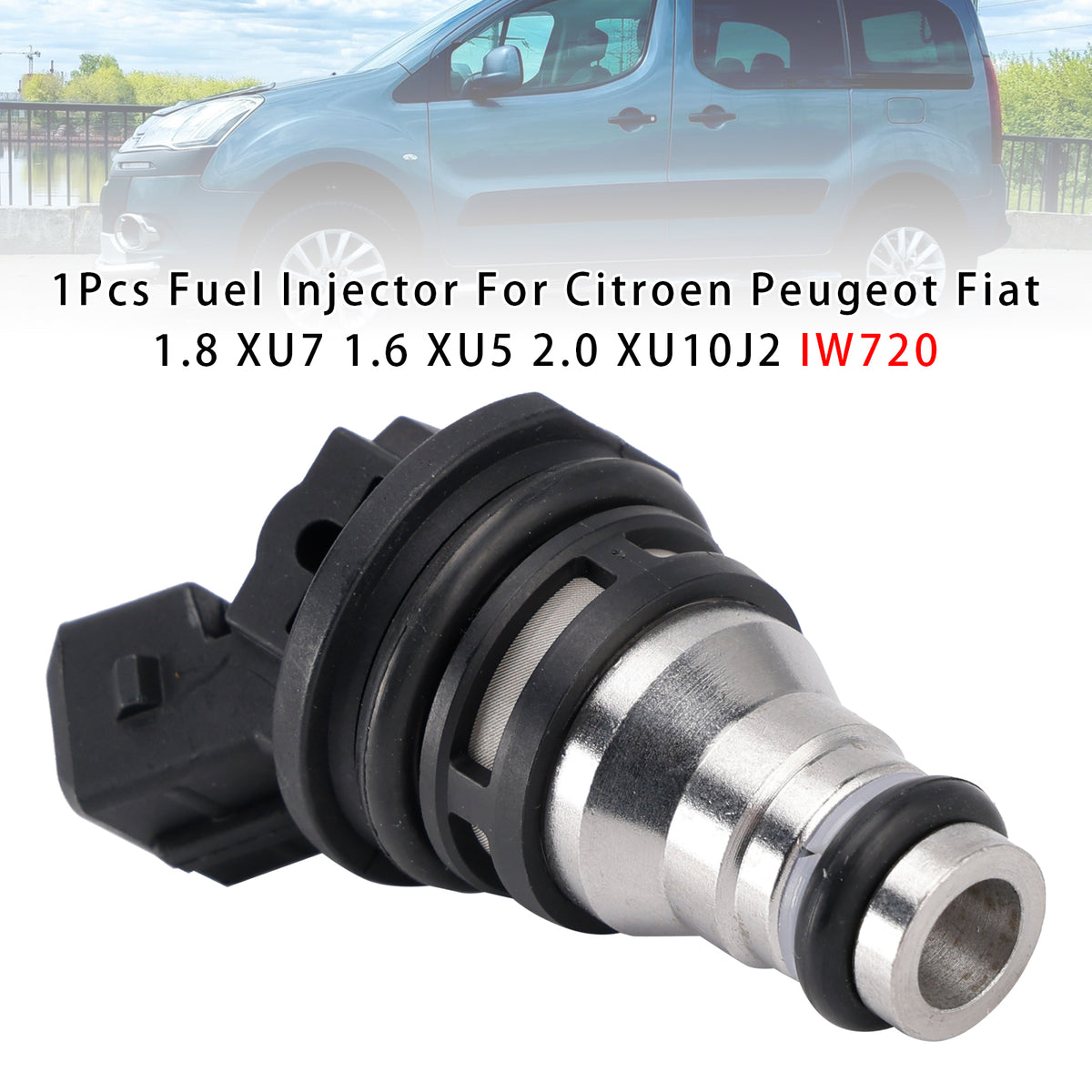 1Pcs Fuel Injector For Citroen Peugeot Fiat 1.8 XU7 1.6 XU5 2.0 XU10J2 IW720