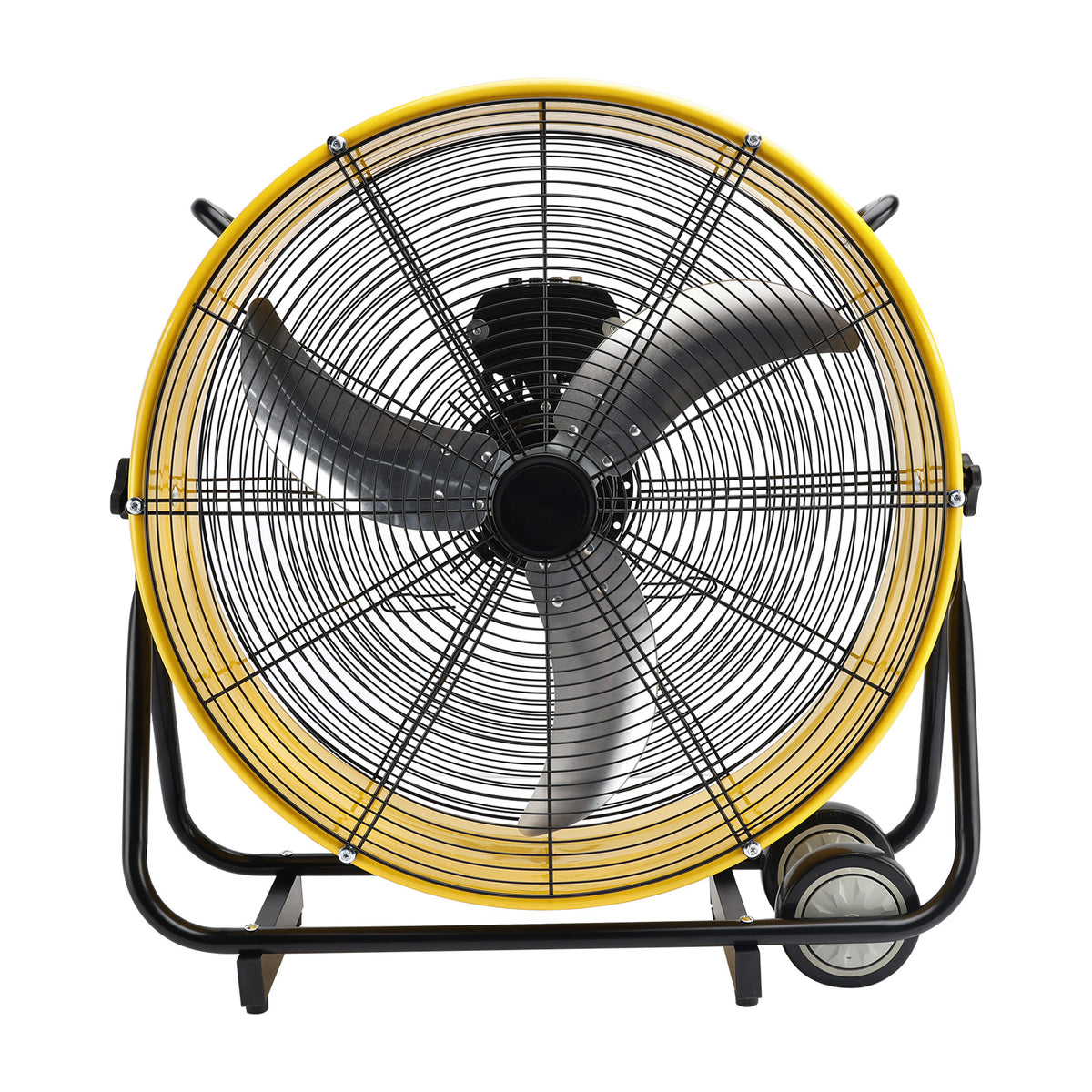 24 Inch Industrial Tilt Drum Fan 3 Velocity Speed 360° Adjustable Floor Fan